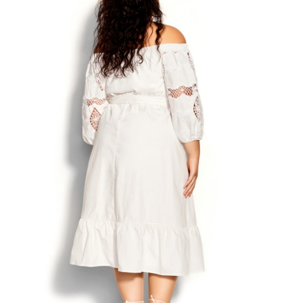 City chic Lacey cotton dress 18W